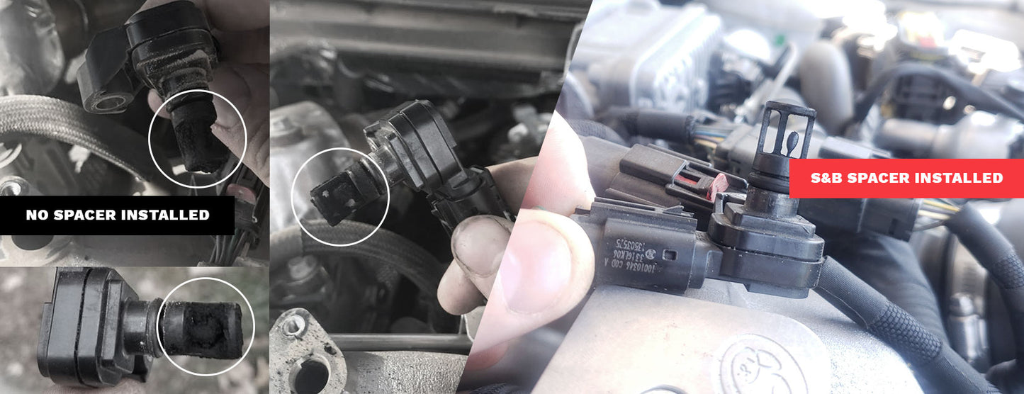 MAP SENSOR SPACER KIT FOR 2017-2022 DURAMAX L5P