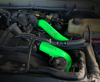 Pusher 3" Hot & Cold Side Charge Tubes for 2011-14 Ford F250/350 6.7L Powerstroke w/ Throttle Valve Adapter
