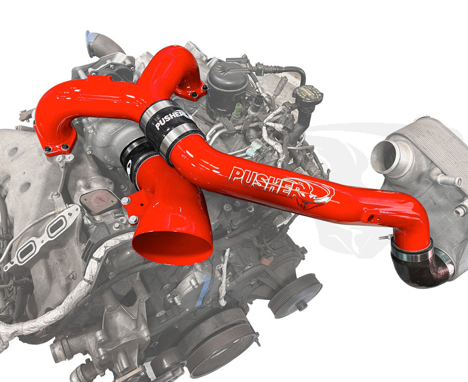 Pusher Intake System with Turbo Inlet for 2020-2022 Ford F250/350 6.7L Powerstr