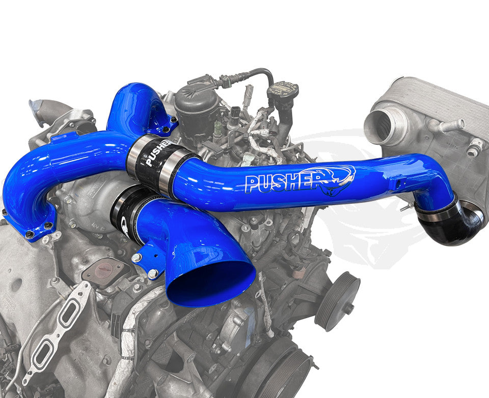 Pusher Intake System with Turbo Inlet for 2020-2022 Ford F250/350 6.7L Powerstr