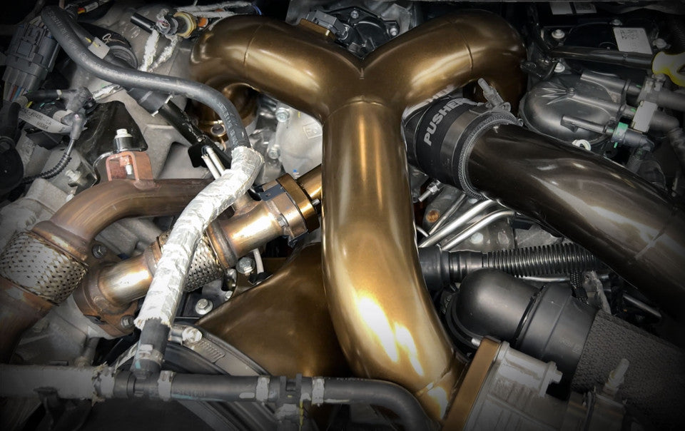 Pusher Powerflow Intake Manifold / Turbo Inlet Package for 2015-19 Ford 6.7L Powerstroke Equipped Trucks