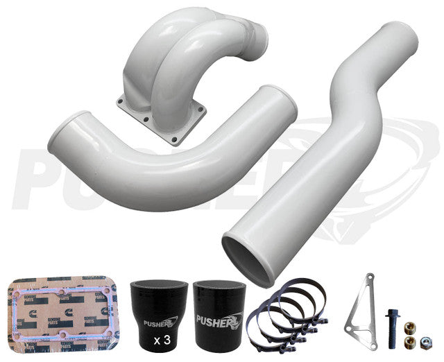 Pusher 3.5" MEGA Intake System with Passenger Side Intercooler Tube for 2010-2012 Ram Cummins