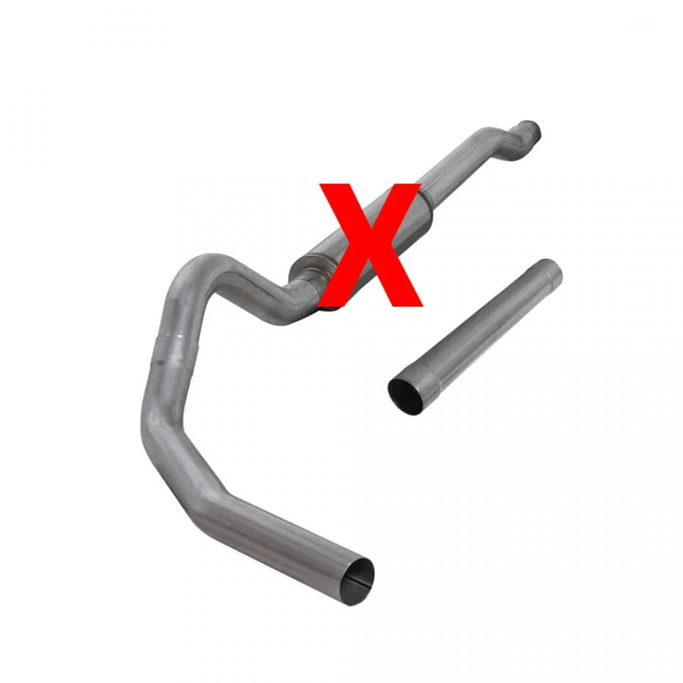2006-2007 6.6 LBZ Duramax Cat Back Exhaust
