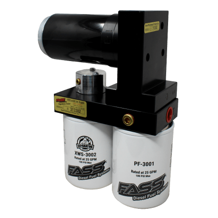 FASS Titanium Signature Series Diesel Fuel System 180F 140GPH (60-65 PSI), Ford Powerstroke 7.3L and 6.0L 1999-2007, Stock-700hp