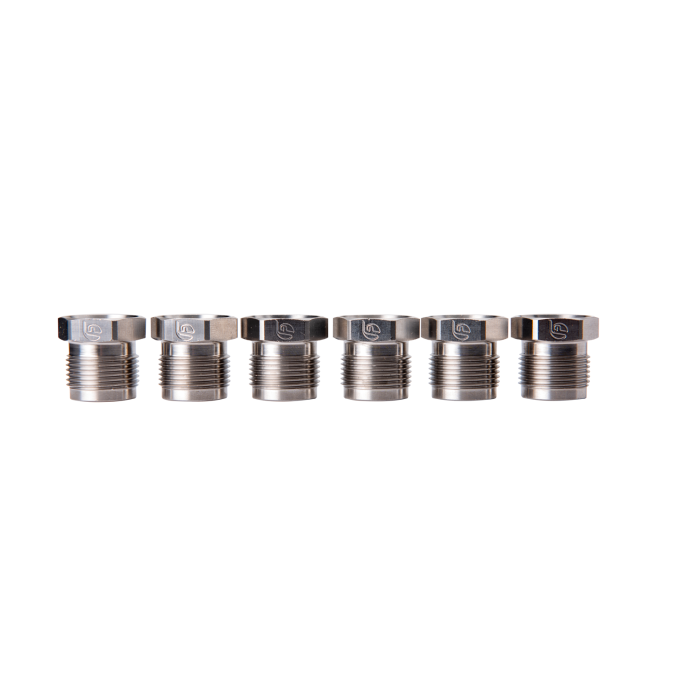 FLEECE PERFORMANCE Stainless Steel Fuel Supply Tube Nuts for 5.9/6.7L Cummins