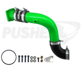 Pusher HD 3" Cold Side Charge Tube for 2017+ Ford F250/350 6.7L Powerstroke w/ Throttle Valve Replacement