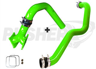 Pusher SuperMax Intake System & Pusher Max 3" Driver-side Charge Tube for 2011-2016 Duramax LML Trucks