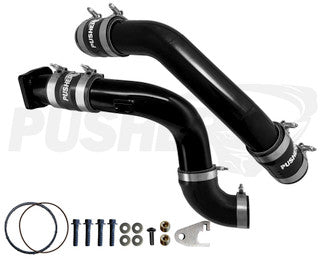 Pusher 3" Hot & Cold Side Charge Tubes for 2017+ Ford F250/350 6.7L Powerstroke w/ Throttle Valve Replacement
