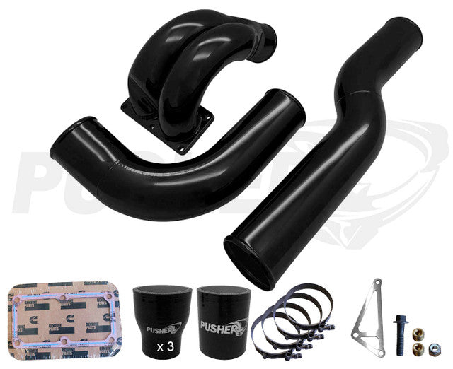 Pusher 3.5" MEGA Intake System with Passenger Side Intercooler Tube for 2010-2012 Ram Cummins